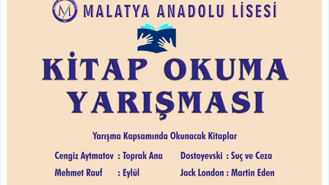 Malatya Anadolu Lisesi Kitap Okuma Yarışması